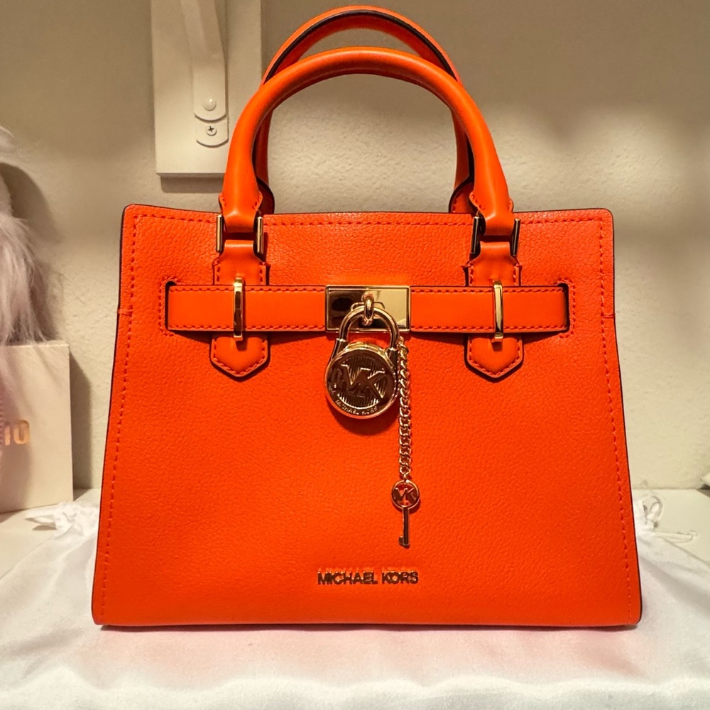 Michael Kors Bright Orange Satchel